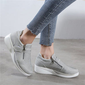 Comfy Platform Shoes with Mid-Heel - ComfyFootgear