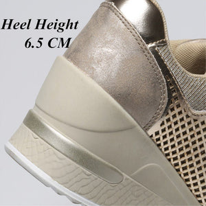 Fashionable Shoes for Bunions Platform Slip On Sneakers - ComfyFootgear