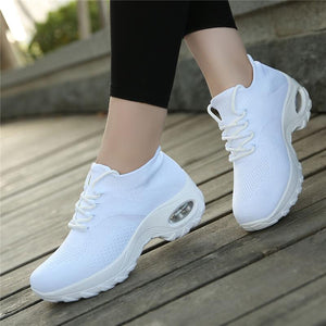 Orthopedic Walking Shoes Platform Sneakers for Women - Bunion Free