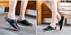 Stylish Genuine Leather Bunion Shoes for Women - Bunion Free
